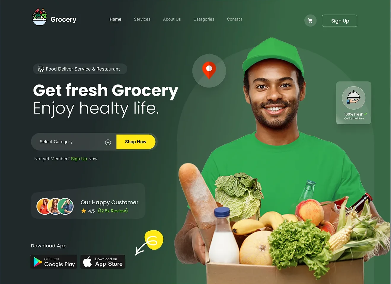 Generic E-commerce Grocery store